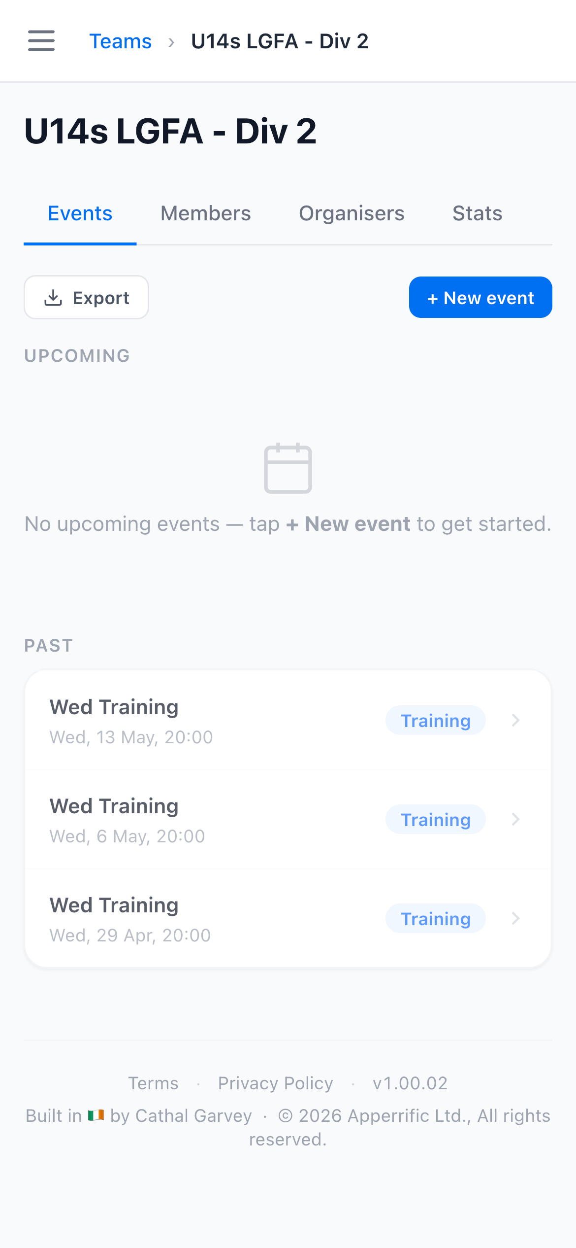 In The Book app screenshot
